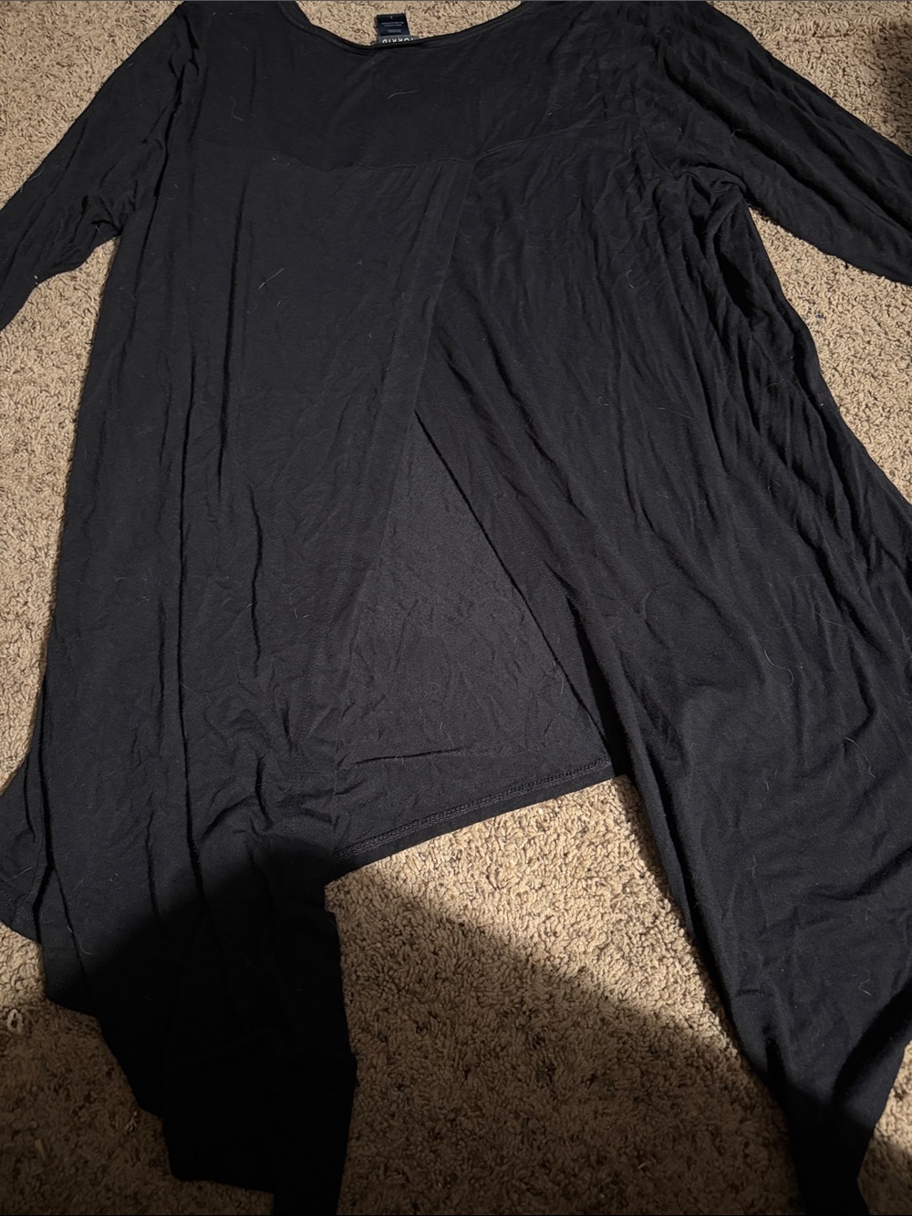 torrid Black Scoop-Neck A-Line Tunic - Picture 3 of 5